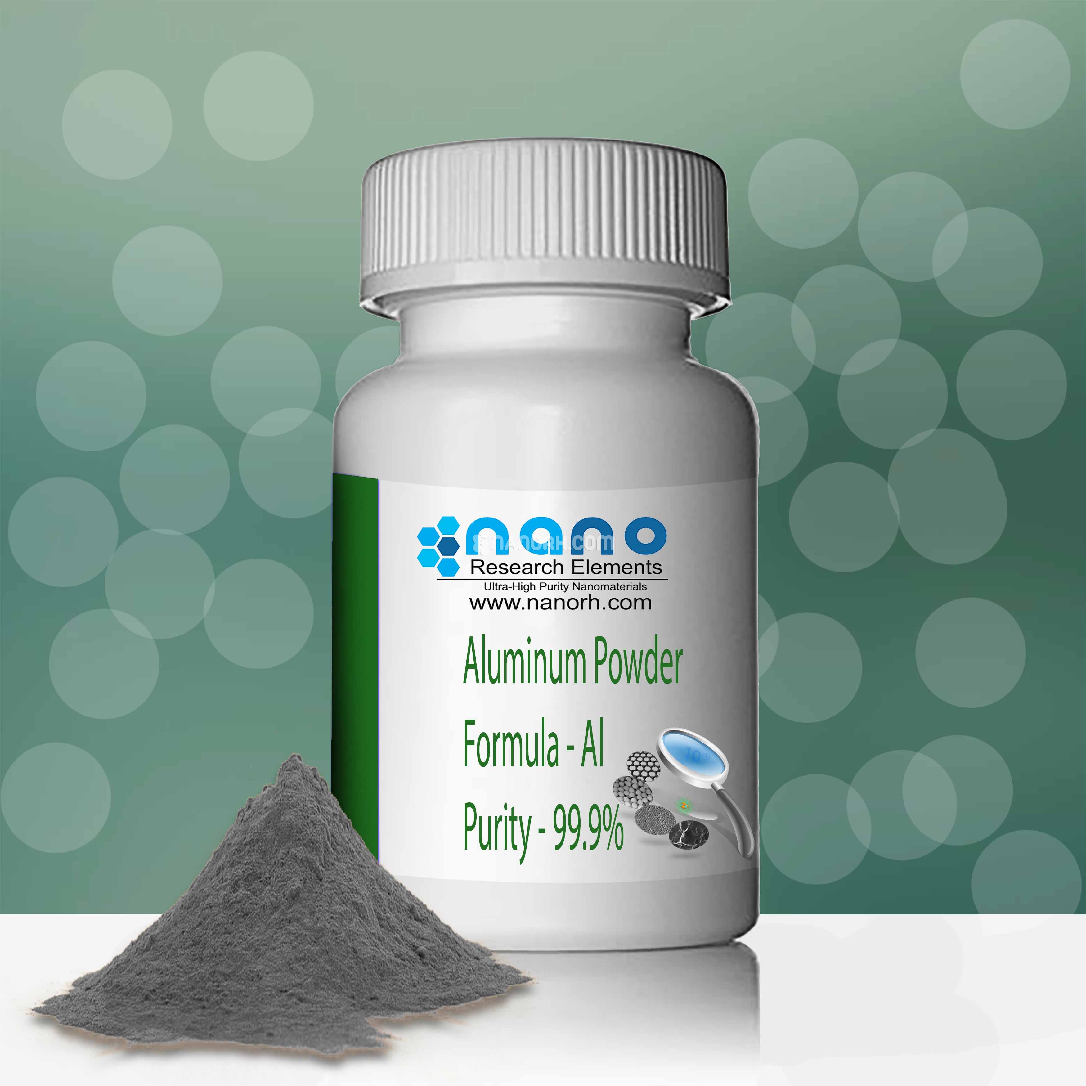Aluminum Spherical Powder / Al Spherical Powder, ( 99.7, 800nm) Nanorh