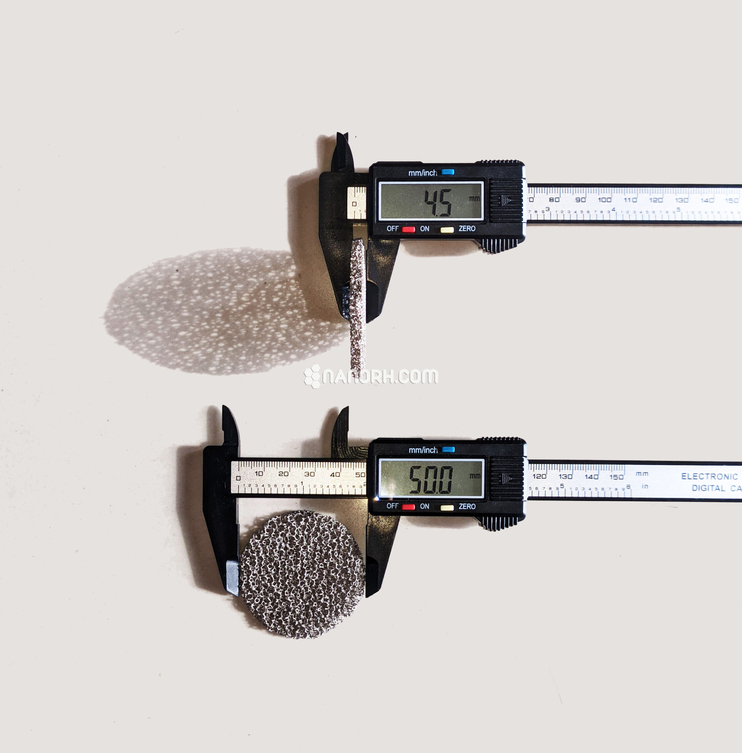 Nickel Foam Disk Open Cell_2 Nickel Foam Disk Open Cell_2