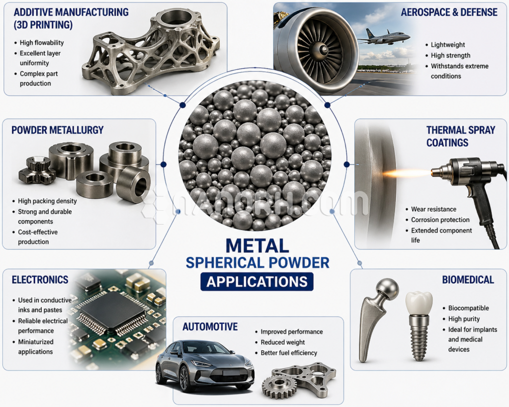 Spherical Metal Metal Spherical Powder - Nanorh