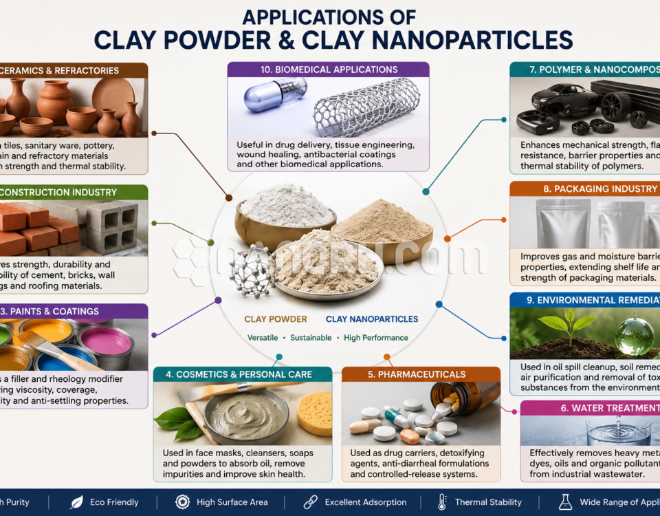 Clay Powder and Clay Nanoparticles